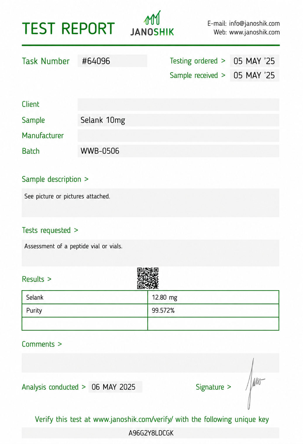 Selank 10MG